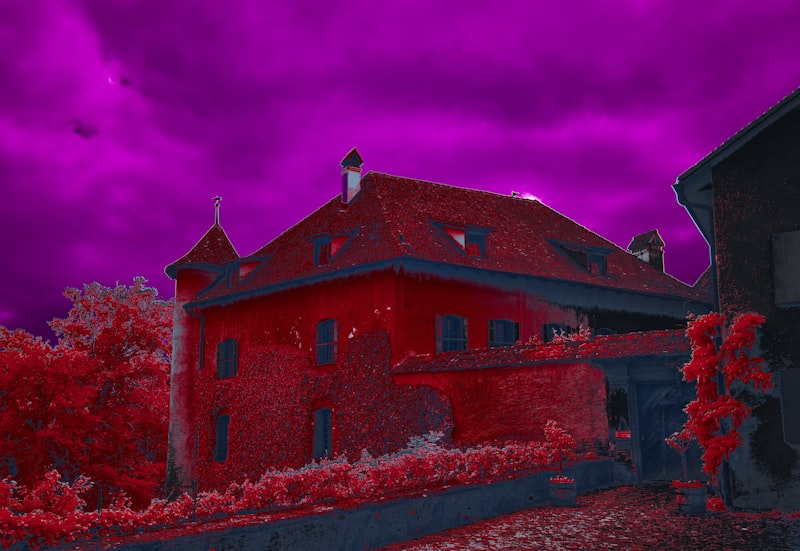 Thermografie-Aufnahme eines Gebäudes